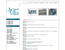 Tablet Screenshot of bienaldoportosanto.jokerartgallery.com